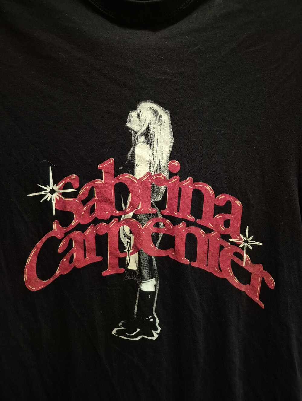 Sabrina Carpenter Black Tee